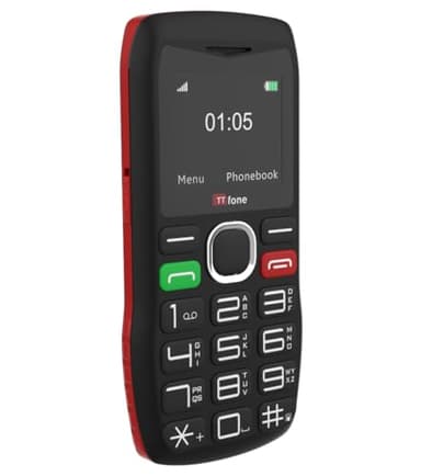 TTfone TT880 Mobiele telefoon met grote knoppen en noodhulpknop voor senioren (met usb-kabel)