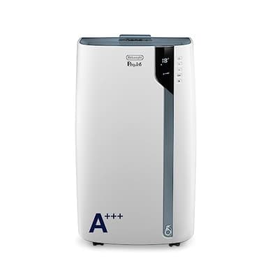 De'Longhi Pinguino PAC EX105 Mobiele airconditioner met EcoRealFeel-technologie, 10.000 BTU/h, voor ruimtes tot 100 m³, ontvochtigings- en ventilatiefunctie, 24-uurs timer, energie-efficiëntieklasse