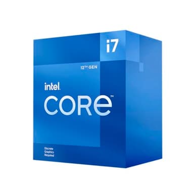 Intel Core i7-12700F 12e generatie desktopprocessor (basistakt: 2.1GHz, 12 cores, LGA1700, RAM DDR4 en DDR5 tot 128GB) BX8071512700F