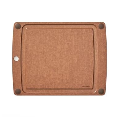 Epicurean 505-151103002 All-in-One snijplank met antislip voeten en sapgroef, composiet, nootmuskaat/bruin