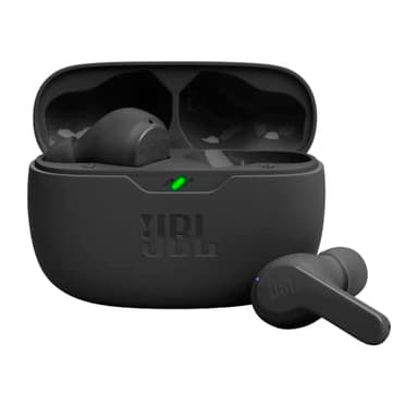 JBL Wave Beam draadloze in-ear oordopjes in zwart - IP54- en IPX2-Waterbestendig, handsfree-functie en batterijduur van 32 uur