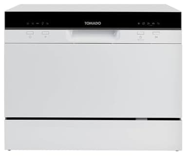 Tomado TDW5501W - Mini vaatwasser - Kleine vaatwasser - Vrijstaand - 6 couverts - 5 programma's - Energieklasse D - Wit