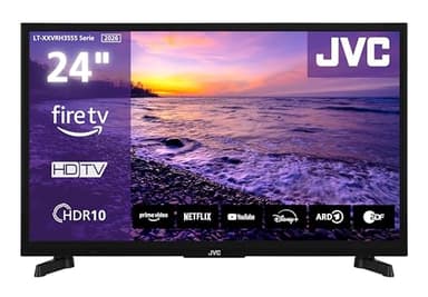 JVC Fire TV LT-24VRH3555 (2026) Fire TV, HD, Smart TV, HDR, met Alexa spraakbesturing en drievoudige tuner, led