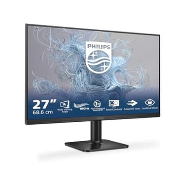 Philips 27E2N1100L - 27" Full HD-monitor, Adayptieve beeldsynchronisatie (1920x1080, 100 Hz, 1x D-Sub, 1x HDMI 1.4) zwart