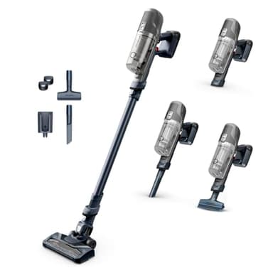 Rowenta XPERT 6.60 RH6836EO Draadloze Steelstofzuiger, 25,2V Lithiumaccu, Lichtgewicht, Flexibele Buis, Anti-Klit Borstel, HEPA Filter, Meerdere Vloertypes