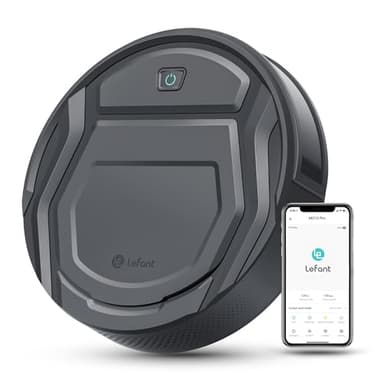 Lefant M210P Robotstofzuiger, superslank, WLAN-robotstofzuiger, compatibel met Alexa spraakbediening, stofzuiger, robot, zelfoplading, stil voor huishoudelijke reiniging, dierenharen, stof/tapijt
