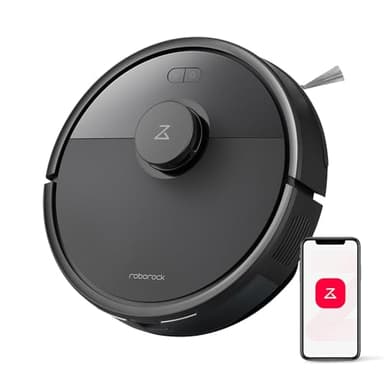roborock Q7 L5 Robotstofzuiger, 8000 Pa Hyperforce Zuigkracht, Dubbele Anti-Klit, Nauwkeurige LiDAR Navigatie, Slimme Verboden Zone, Multi-Level Mapping, Automatisch Opladen, APP/Alexa