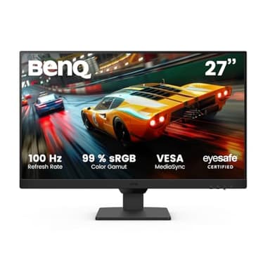 BenQ GW2790E 27 Inch Eye-Care Gaming Monitor, IPS, 100Hz, 1920x1080p, Flicker-Free, Low Blue Light Plus, TÜV Rheinland-certificaat, 2x HDMI, DisplayPort