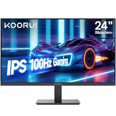 KOORUI E2411F 24 Zoll Bildschirm,IPS PC Monitor,FHD 1920x1080 for Office,100Hz PC Monitore,Eye Care,HDMI&VGA,VESA 100 x 100 mm