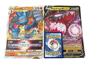 Pokemon 2 x Jumbo Kaarten Diverse Bundel (Extra grote kaarten)
