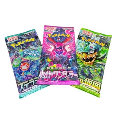 Willekeurige Pokemon Japanse Booster Pack Veel van 3